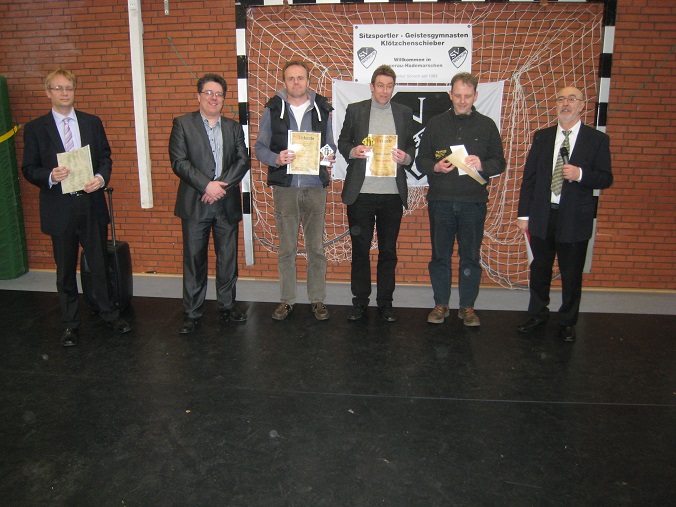 LEM SH Vormeister vlnr TL Heiko Spaan Ullrich Krause Frank Hamann Matthias Budzyn Sven Lorenzen HSR Gerhard Meiwald